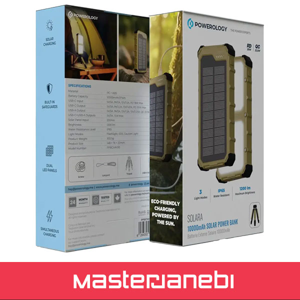 POWEROLOGY SOLARA POWER BANK PPBCHA100KH