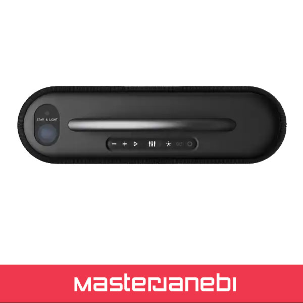 Porodo Soundtec Galactic Star Light Portable Speaker PDGALACTICBK