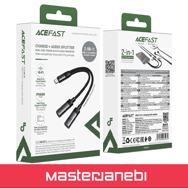 ACEFAST Adapter J14 USB-C to 2xUSB-C