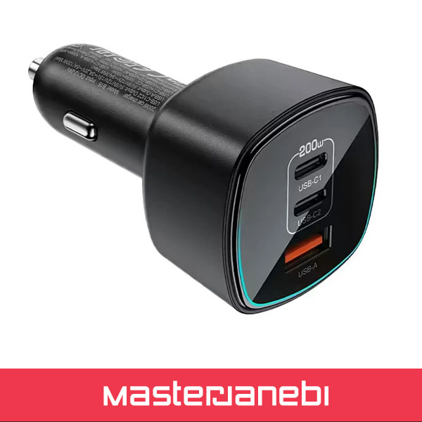 شارژر فندکی ایس فست ACEFAST B18 200W Fast Charger توان 200 وات