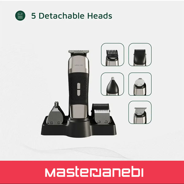 ست ریش تراش گرین لاین GNTM40HTBK Green Lion Trim Master 5 in 1 Trimmer GNTM40HTBK