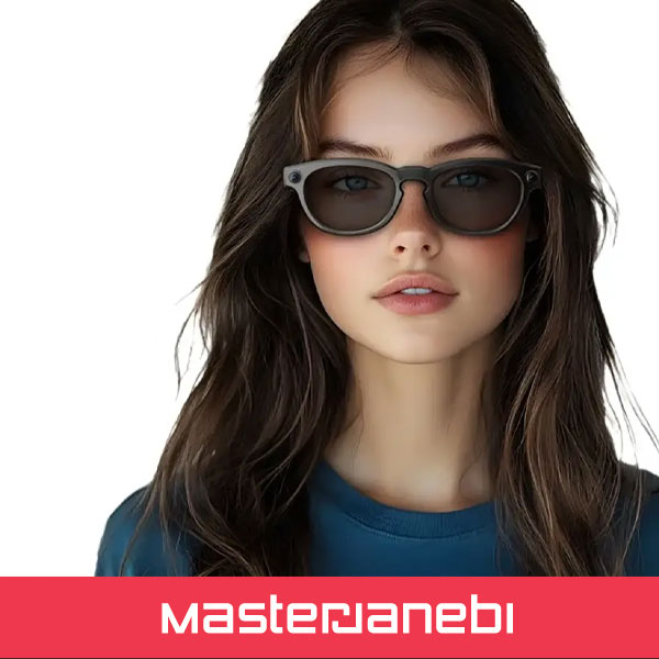 عینک هوشمند دوربیندار پاورولوژی PWAICMBK Powerology Lovanni Ai Smart Glasses PWAICMBK